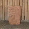 Product image 6 of the product “Tiki Statue as Stool - Polynesia style. From coconut palm 30cm Height. Approx. 22cm dia. Model 21 - Tongue out 2 ”